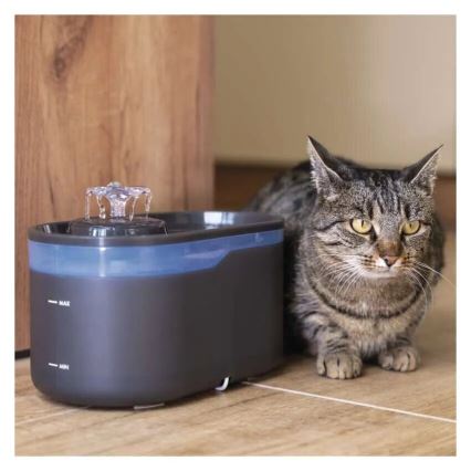 Intelligenter Wasserspender für Haustiere 2,6 l/5V grau mit Wi-Fi