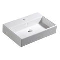 Isvea - Aufsatzwaschbecken PURITY 60x42 cm Keramik/weiß