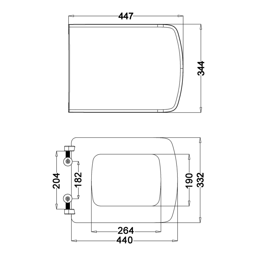 Isvea - WC-Sitz SoftClose PURITY weiß