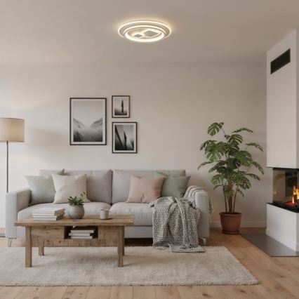 ITALUX - LED-dimmbare Deckenleuchte PARCO LED/55W/230V 3000-6500K Ø 50 cm weiß + Fernbedienung