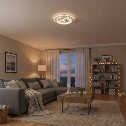 ITALUX - LED-dimmbare Deckenleuchte PARCO LED/55W/230V 3000-6500K Ø 50 cm weiß + Fernbedienung