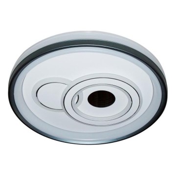 ITALUX - Dimmbare LED-Deckenleuchte PORTA LED/40W/230V 3000–6500K Ø 50 cm schwarz + Fernbedienung