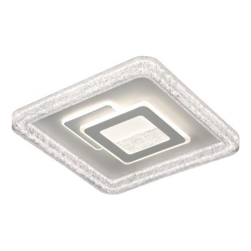 ITALUX - Dimmbare LED-Deckenleuchte TEMPIO LED/55W/230V 3000-6500K 50x50 cm Weiß + Fernbedienung