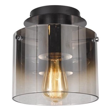 ITALUX - Ersatzglas für Kronleuchter, Stehlampe und Deckenleuchte JAVIER E27 grau