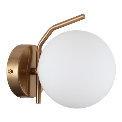 ITALUX - Ersatzglas für Kronleuchter und Wandleuchte CARIMI E27 Ø 20 cm weiß