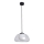 ITALUX - Hängeleuchte AINALE an Seil, 1x G9/7W/230V, schwarz/klares Glas
