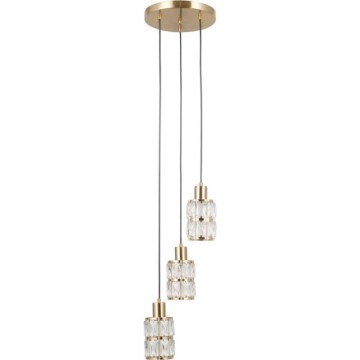 ITALUX - Hängeleuchte ALMA 3xE27/40W/230V goldfarben