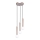 ITALUX - Hängeleuchte an Kabel FILANO 3xG9/5W/230V Roségold