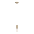 ITALUX - Hängeleuchte an Schnur MODERNA 1xE27/60W/230V Bronze