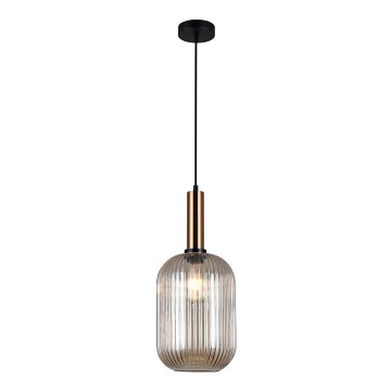 ITALUX - Hängeleuchte ANTIOLA 1xE27/40W/230V Ø 20 cm Bronze