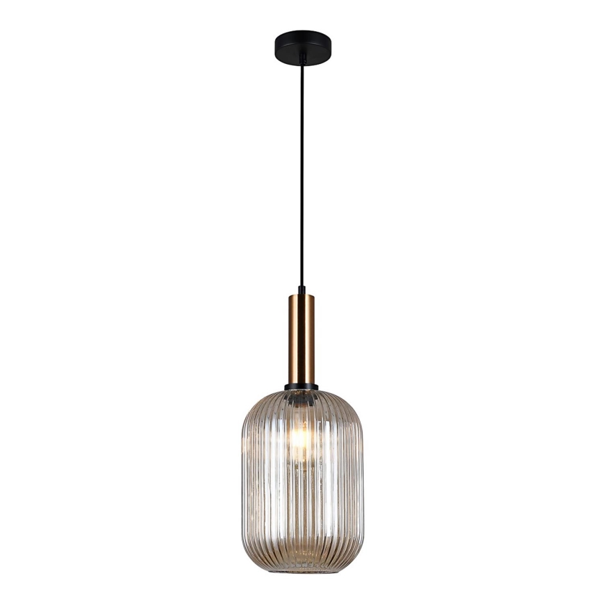 ITALUX - Hängeleuchte ANTIOLA 1xE27/40W/230V Ø 20 cm Bronze