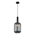 ITALUX - Hängeleuchte auf Kabel ANTIOLA 1xE27/40W/230V Ø 20 cm schwarz