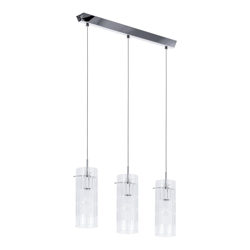 ITALUX - Hängeleuchte MAX 3xE27/60W/230V glänzendes Chrom/klar