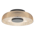 ITALUX - LED-Deckenleuchte PASSO LED/8W/230V 3000K Ø 25 cm rauchbeige