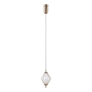ITALUX - LED-Hängeleuchte SEVILLA mit Kabelaufhängung LED/5W/230V 3000K Gold