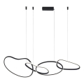 ITALUX - LED-Pendelleuchte an Kabel FONTE LED/60W/230V 3000/4000/6000K schwarz