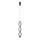 ITALUX - LED-Pendelleuchte an Kabel SEVILLA LED/15W/230V 3000K schwarz