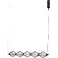 ITALUX - LED-Pendelleuchte SEVILLA mit Kabel LED/25W/230V 3000K schwarz