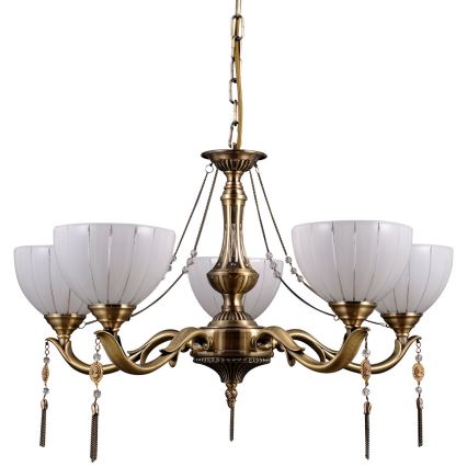 ITALUX - Hängeleuchte an Kette BAXIO 5xE27/60W/230V