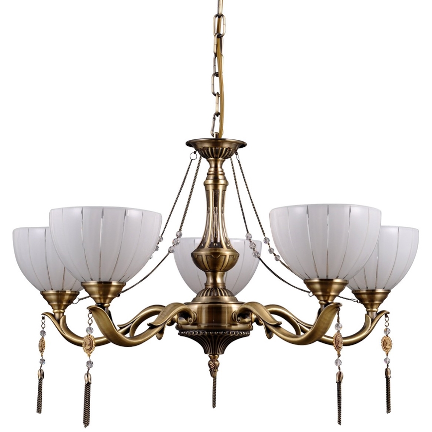 ITALUX - Hängeleuchte an Kette BAXIO 5xE27/60W/230V