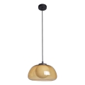 ITALUX - Pendelleuchte an Kabel AINALE 1xG9/7W/230V schwarz/rauchbraun