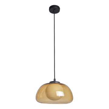 ITALUX - Pendelleuchte an Kabel AINALE 1xG9/7W/230V schwarz/rauchbraun