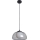 ITALUX - Pendelleuchte an Kabel AINALE 1xG9/7W/230V schwarz/rauchfarben