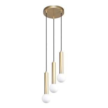ITALUX - Pendelleuchte an Kabel FILANO 3xG9/5W/230V gold
