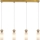ITALUX - Pendelleuchte an Kabel SANTOS 4xG9/40W/230V goldfarben