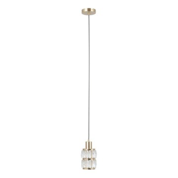 ITALUX - Pendelleuchte mit Kabel ALMA 1xE27/40W/230V goldfarben