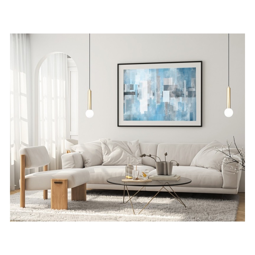 ITALUX - Hängeleuchte an Stahlseil FILANO 1xG9/5W/230V goldfarben