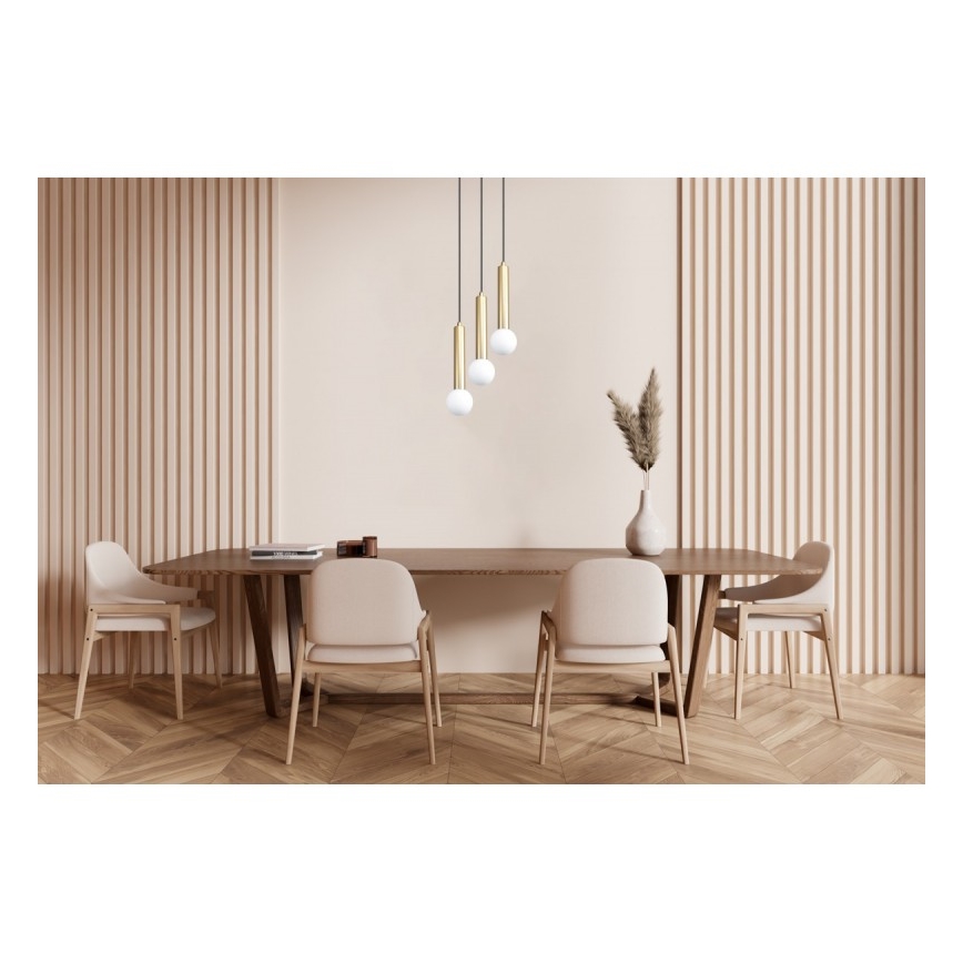 ITALUX - Pendelleuchte an Kabel FILANO 3xG9/5W/230V gold