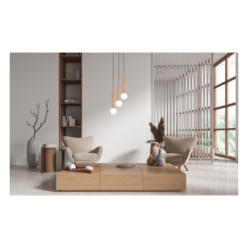 ITALUX - Pendelleuchte FILANO 3xG9/5W/230V braun