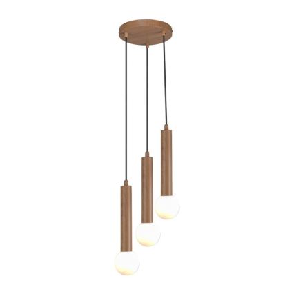 ITALUX - Pendelleuchte FILANO 3xG9/5W/230V braun