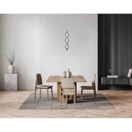 ITALUX - LED-Pendelleuchte an Kabel SEVILLA LED/15W/230V 3000K schwarz