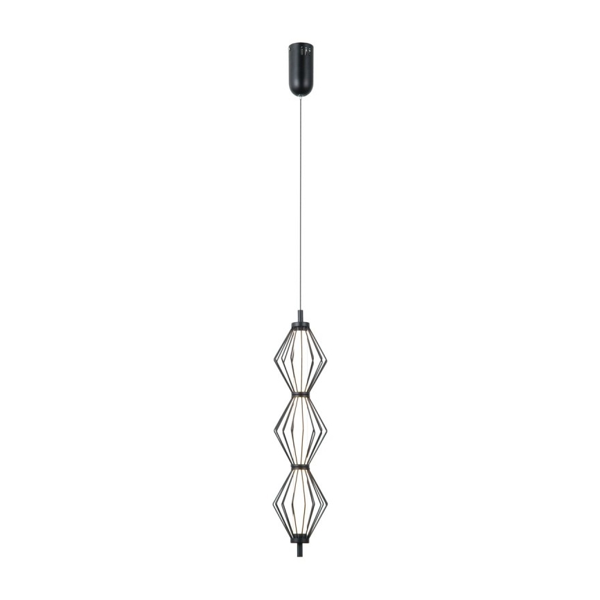 ITALUX - LED-Pendelleuchte an Kabel SEVILLA LED/15W/230V 3000K schwarz
