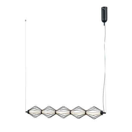 ITALUX - LED-Pendelleuchte SEVILLA mit Kabel LED/25W/230V 3000K schwarz