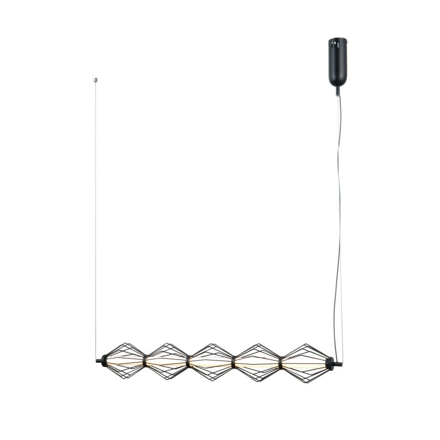 ITALUX - LED-Pendelleuchte SEVILLA mit Kabel LED/25W/230V 3000K schwarz