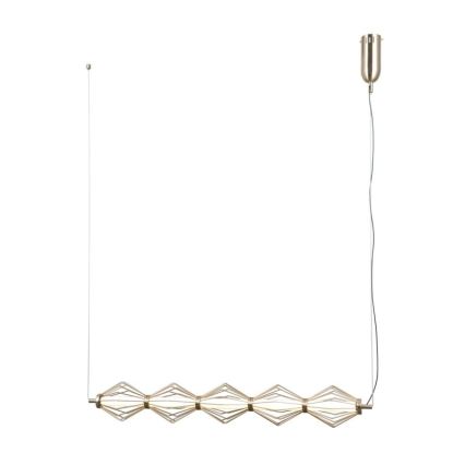 ITALUX - LED-Pendelleuchte an Kabel SEVILLA LED/25W/230V 3000K gold