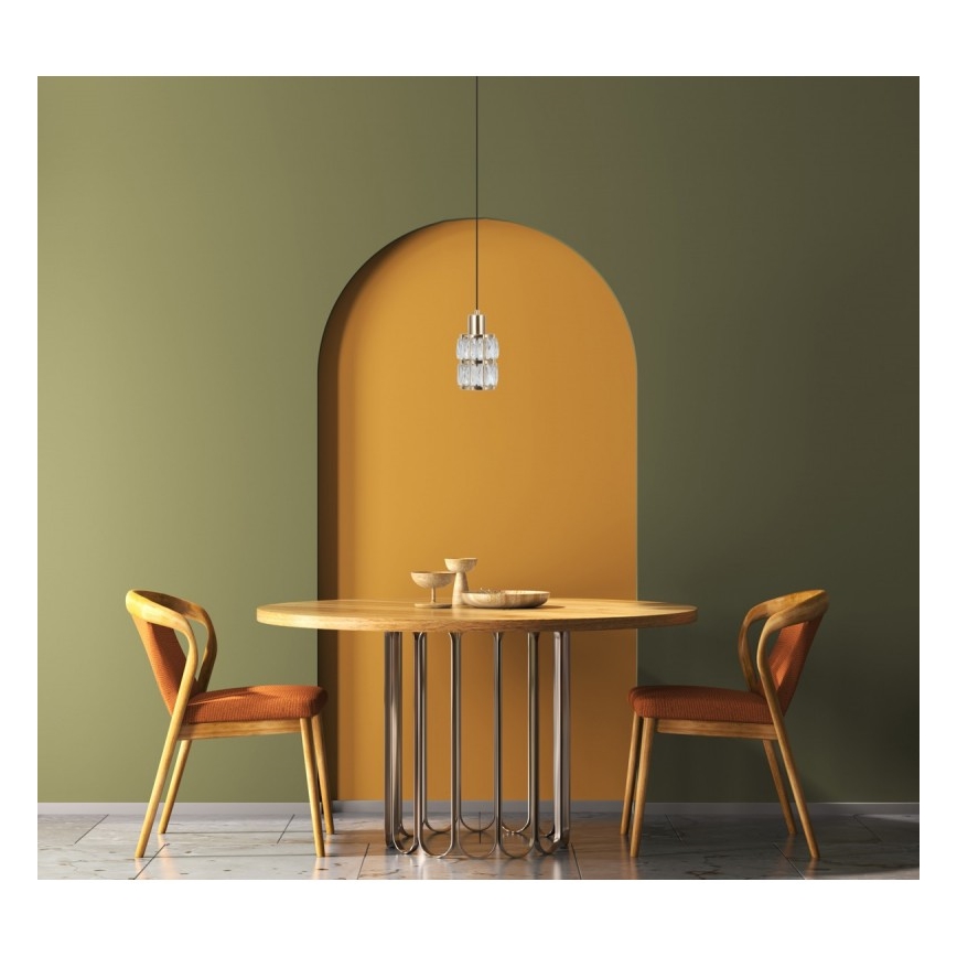 ITALUX - Pendelleuchte mit Kabel ALMA 1xE27/40W/230V goldfarben