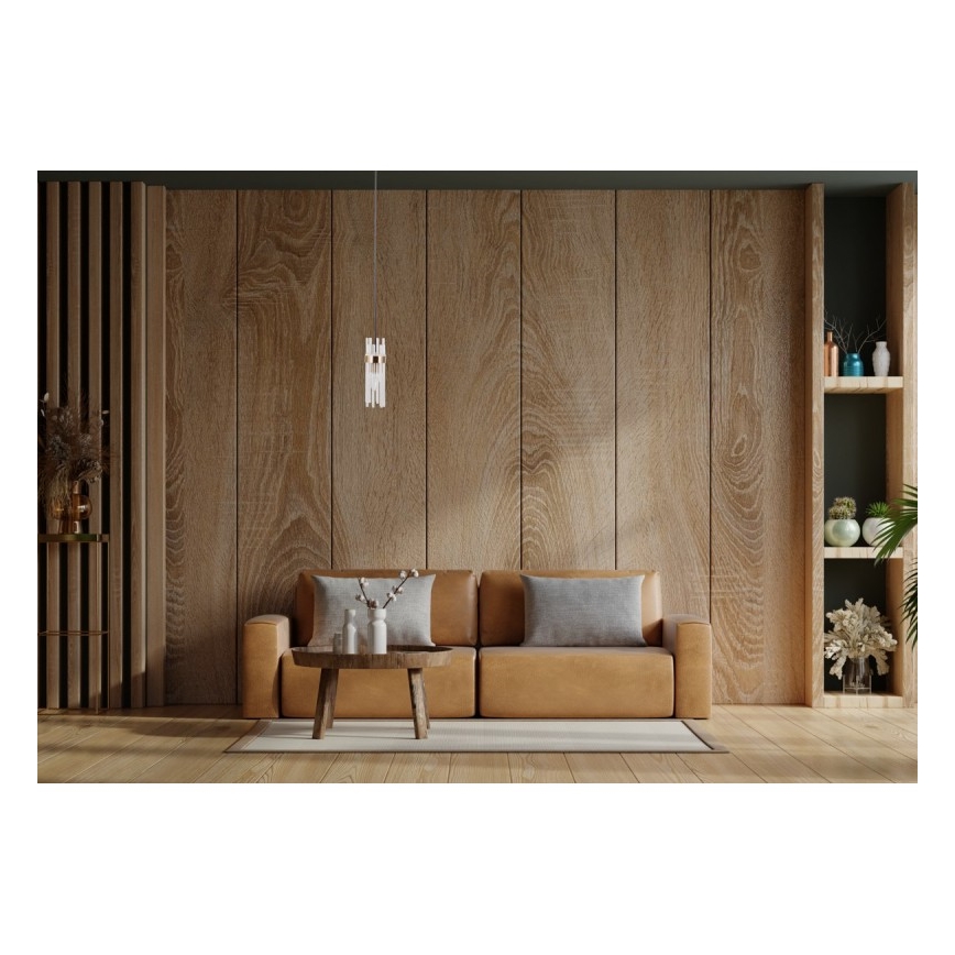 ITALUX - Hängeleuchte TARASO an Kabel 1xE14/40W/230V goldfarben