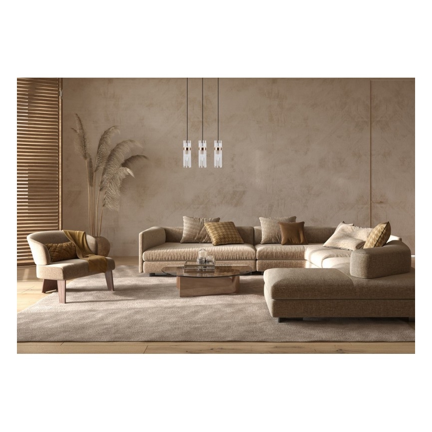 ITALUX - Hängeleuchte mit Kabelaufhängung TARASO 3xE14/40W/230V goldfarben
