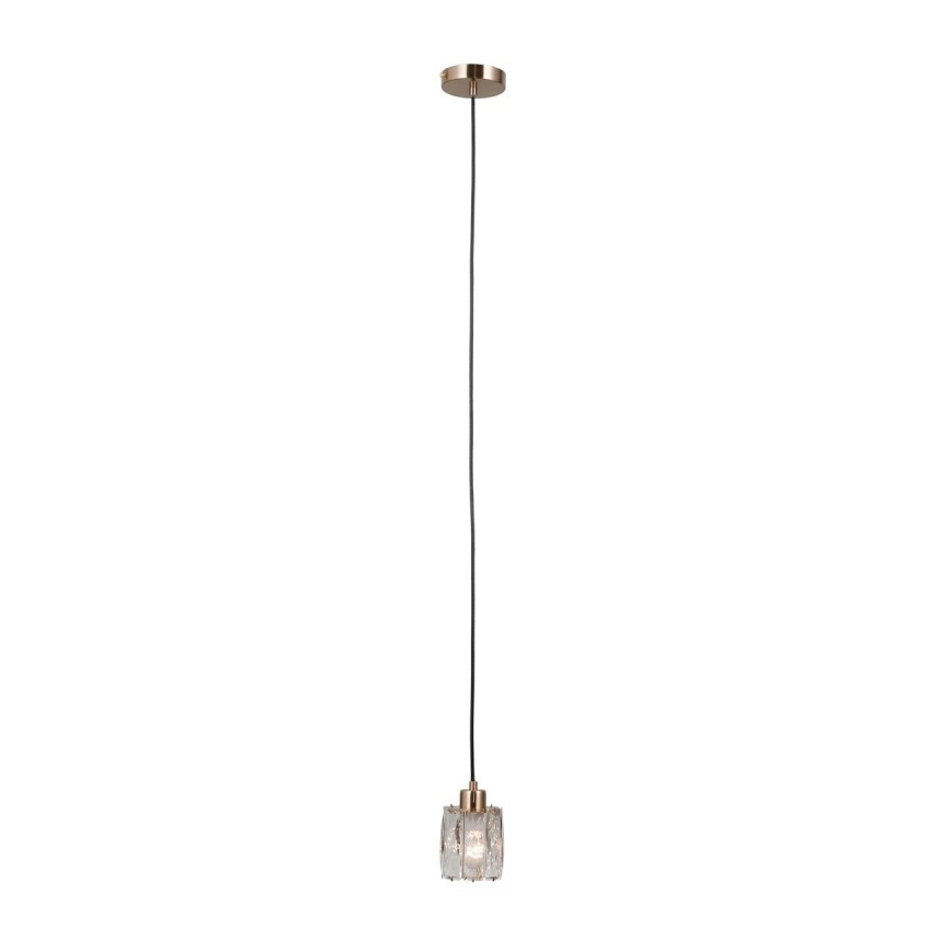 ITALUX - Pendelleuchte an Kabel TORNO 1xE14/40W/230V goldfarben