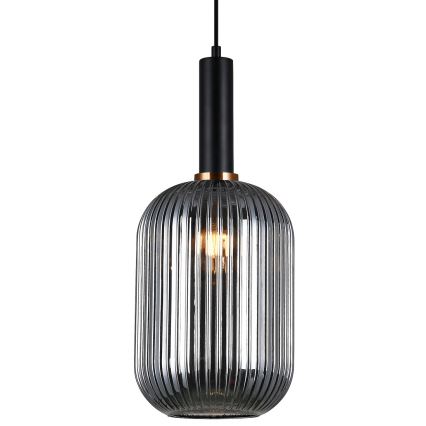 ITALUX - Hängeleuchte auf Kabel ANTIOLA 1xE27/40W/230V Ø 20 cm schwarz