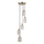 ITALUX - Seil-Pendelleuchte ALMA 5xE27/40W/230V goldfarben