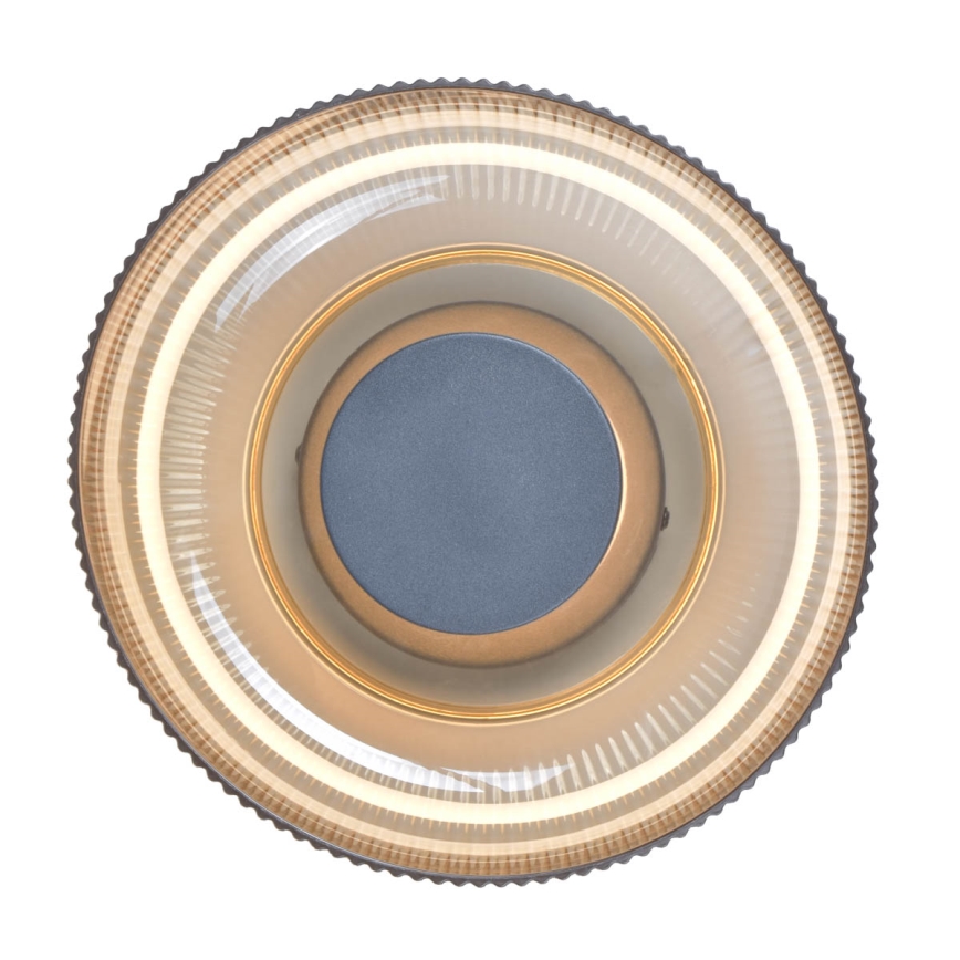 ITALUX - LED-Deckenleuchte PASSO LED/8W/230V 3000K Ø 25 cm rauchbeige