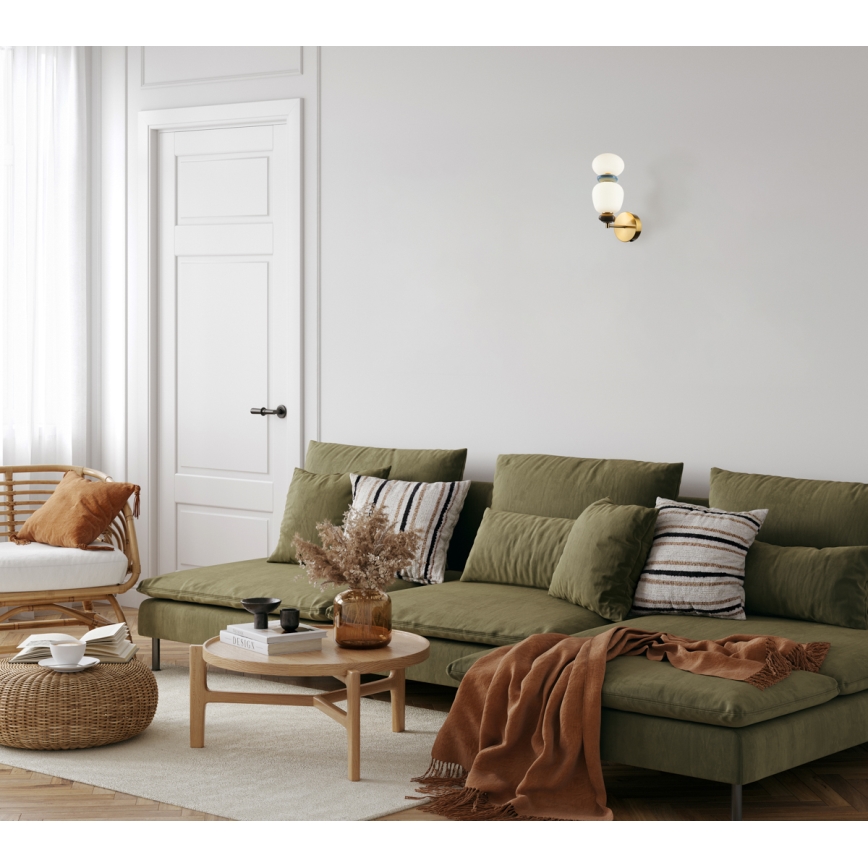 ITALUX - LED Wandleuchte EVANS LED/12W/230V 3000K goldfarben