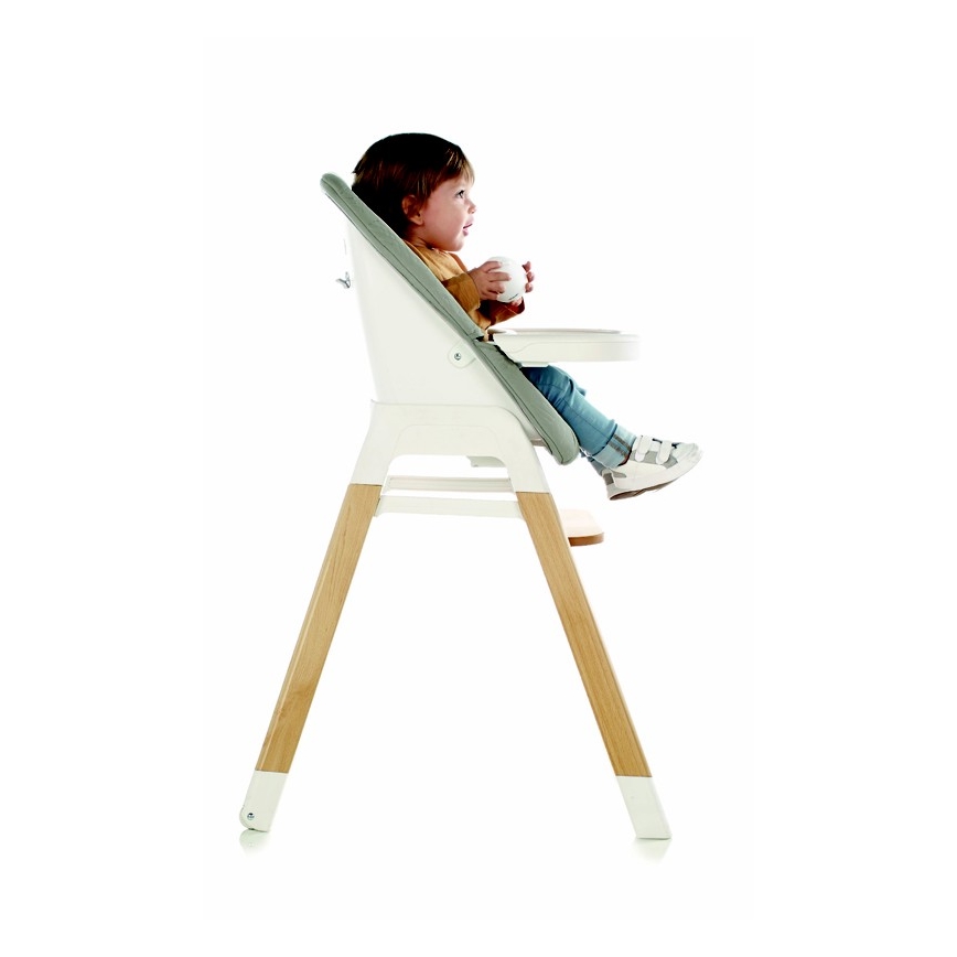 Jané - Kinder-Essstuhl 3in1 WOODY grau