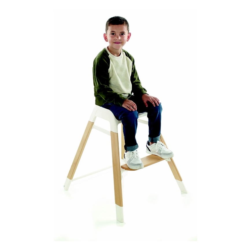 Jané - Kinder-Essstuhl 3in1 WOODY grau