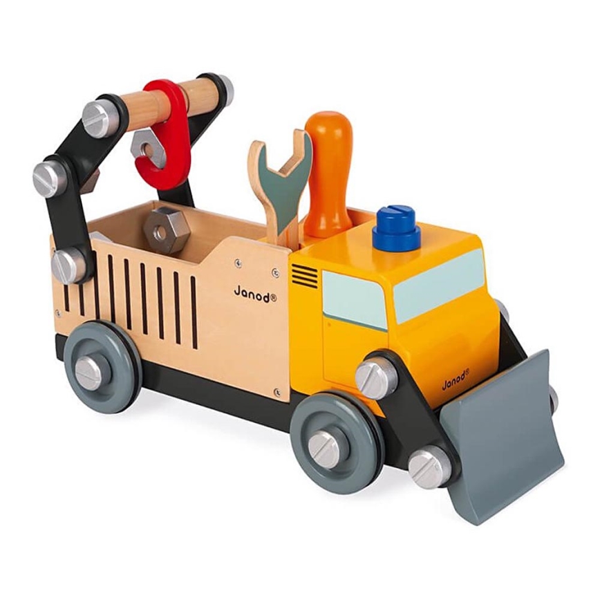 Janod - Baukasten aus Holz BRICOKIDS Lastwagen